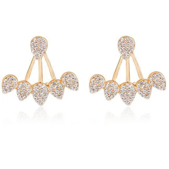 Earrings WickedAF Gold Heaven Drops Swing Earrings