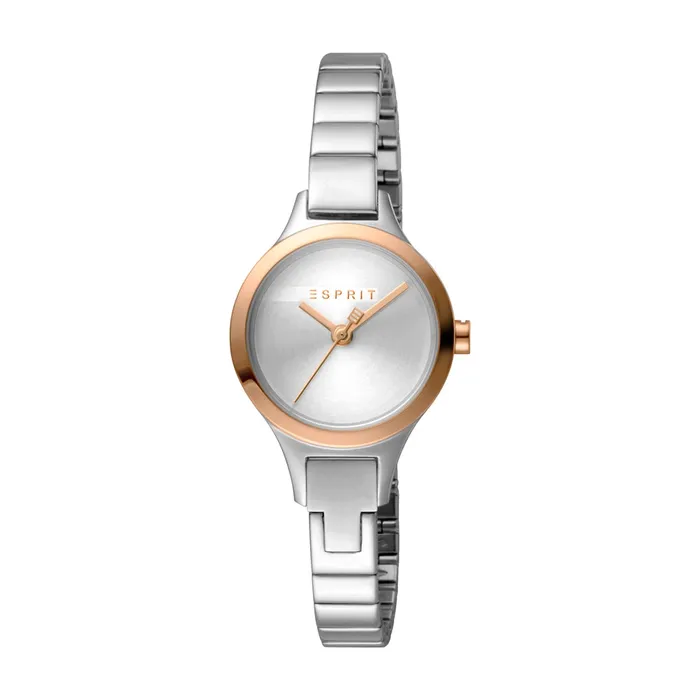 Esprit Esprit Ladies Stainless Steel Watch IP RG Bezel White Dial Bracelet Bracelets Esprit Esprit Ladies Stainless Steel Watch IP RG Bezel White Dial Bracelet Bracelets