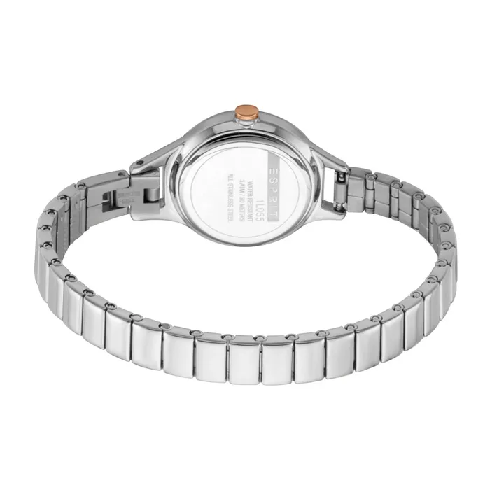 Esprit Esprit Ladies Stainless Steel Watch IP RG Bezel White Dial Bracelet Bracelets Esprit Esprit Ladies Stainless Steel Watch IP RG Bezel White Dial Bracelet Bracelets