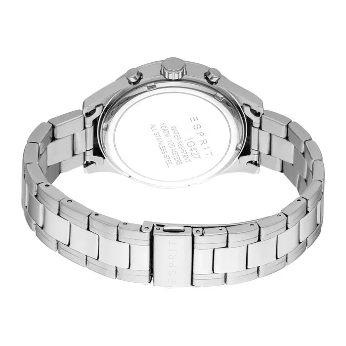 ESPRIT Jack Gents Chrono Blue Dial Stainless Steel Silver Watch Esprit Bracelets ESPRIT Jack Gents Chrono Blue Dial Stainless Steel Silver Watch Esprit Bracelets