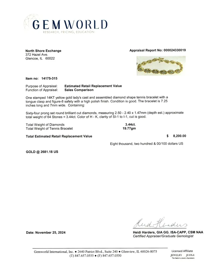 Jewelry Bracelets 14K Gold Bracelet with Diamonds