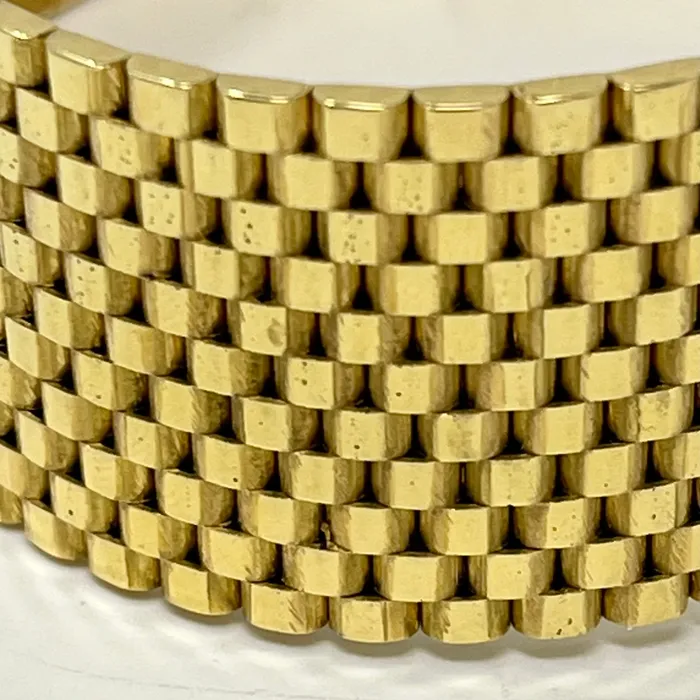 Jewelry Bracelets 18K Gold Wide Bracelet