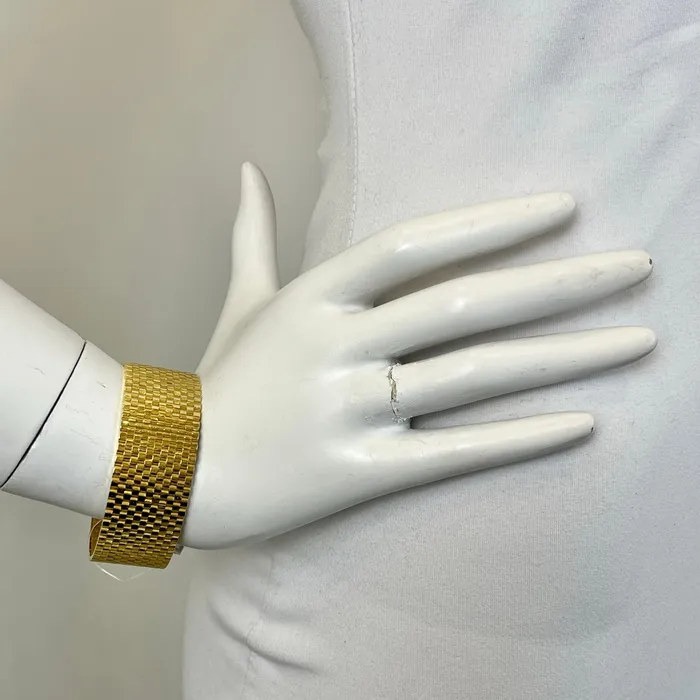 Jewelry Bracelets 18K Gold Wide Bracelet