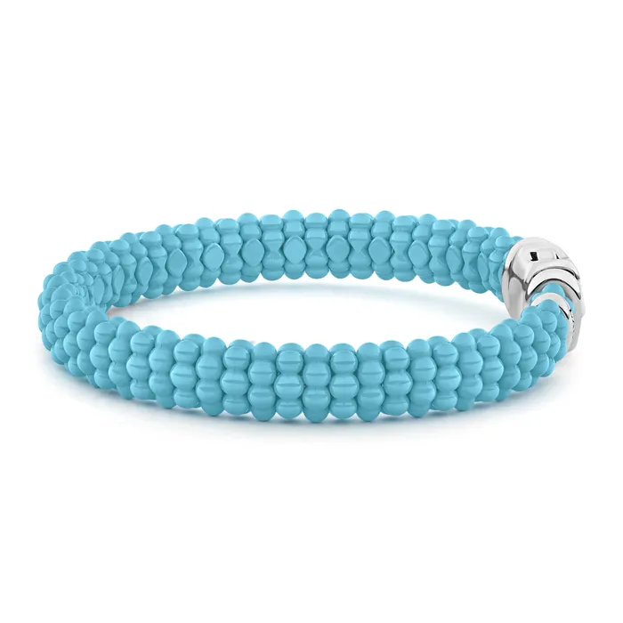 Lagos Bracelets Blue Caviar Blue Ceramic Beaded Bracelet 9mm Lagos Bracelets Blue Caviar Blue Ceramic Beaded Bracelet 9mm