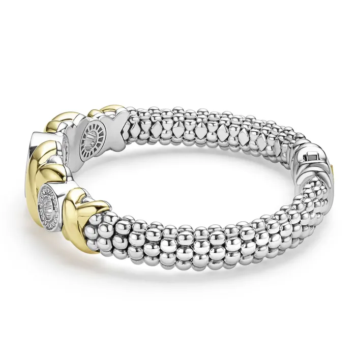 LAGOS Bracelets Embrace 18K Gold XO Diamond Bracelet LAGOS Bracelets Embrace 18K Gold XO Diamond Bracelet