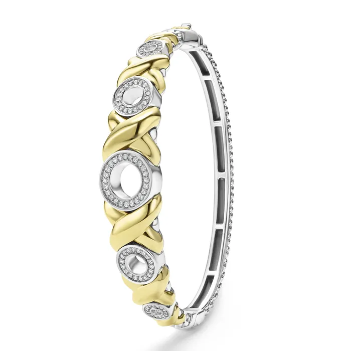 LAGOS Bracelets Embrace 18K Gold XO Diamond Bracelet LAGOS Bracelets Embrace 18K Gold XO Diamond Bracelet