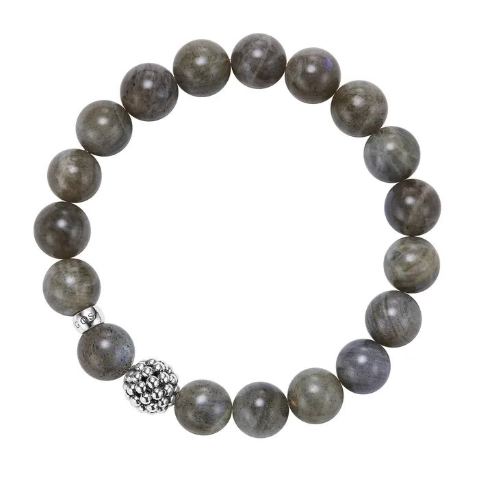 Lagos Bracelets Maya Labradorite Silver Station Bead Bracelet Lagos Bracelets Maya Labradorite Silver Station Bead Bracelet
