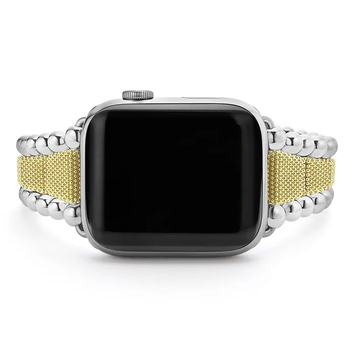 LAGOS Bracelets Smart Caviar 18K Gold and Sterling Silver Caviar Beaded Watch Bracelet4249mm LAGOS Bracelets Smart Caviar 18K Gold and Sterling Silver Caviar Beaded Watch Bracelet4249mm