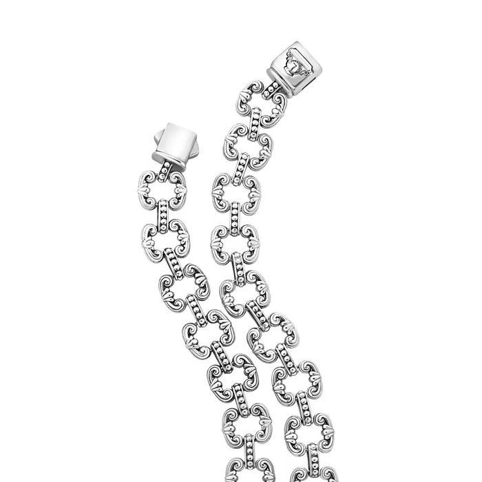 LAGOS Necklaces Empress Hematite and Diamond Statement Necklace