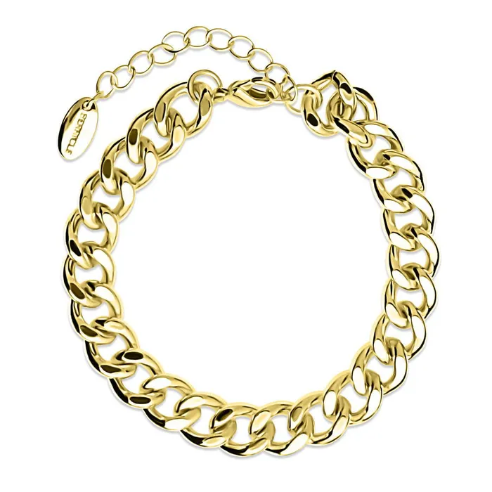 Lightweight Curb Chain Bracelet 9mm BERRICLE Bracelets