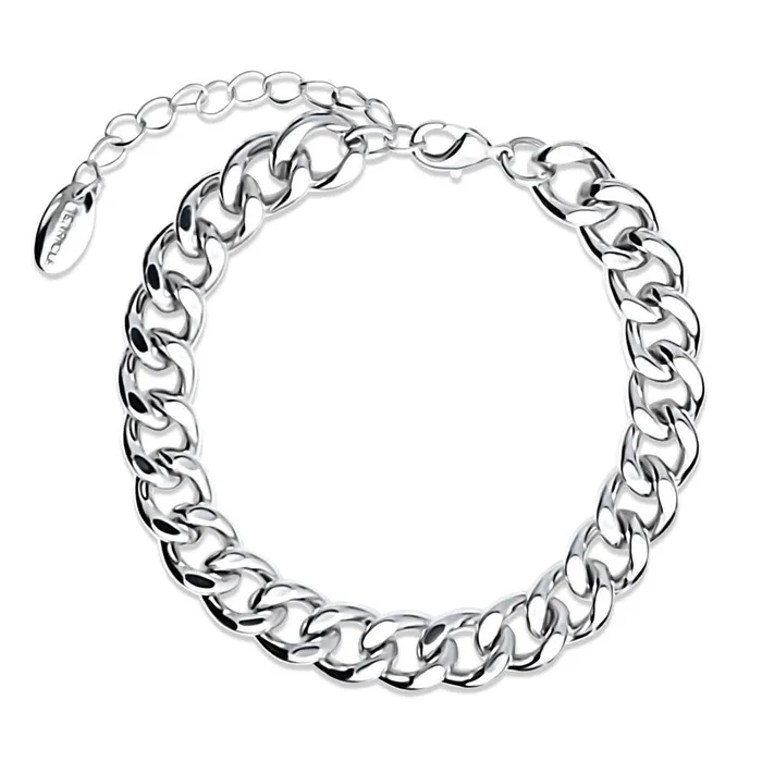 Lightweight Curb Chain Bracelet 9mm BERRICLE Bracelets