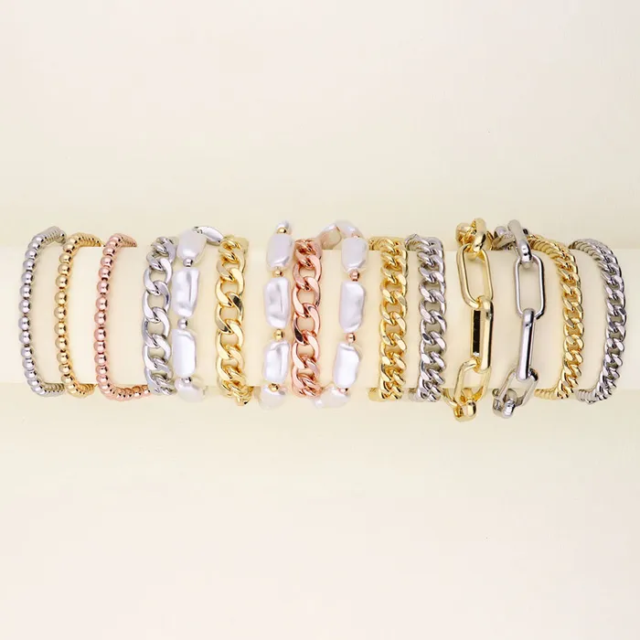 Lightweight Curb Chain Bracelet 9mm BERRICLE Bracelets