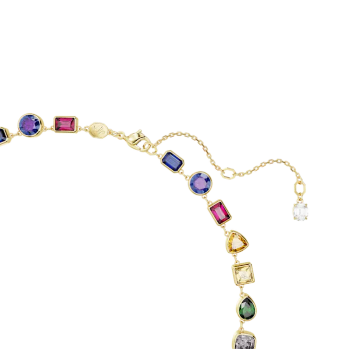 Necklaces Swarovski Swarovski Stilla Necklace Mixed cuts Multicolored Goldtone plated