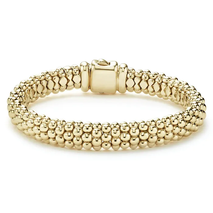 PreStyled Sets Lagos Caviar Gold 18K Gold Caviar Bracelet 9mm