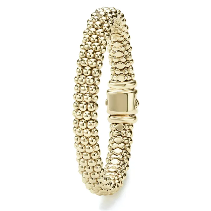 PreStyled Sets Lagos Caviar Gold 18K Gold Caviar Bracelet 9mm PreStyled Sets Lagos Caviar Gold 18K Gold Caviar Bracelet 9mm