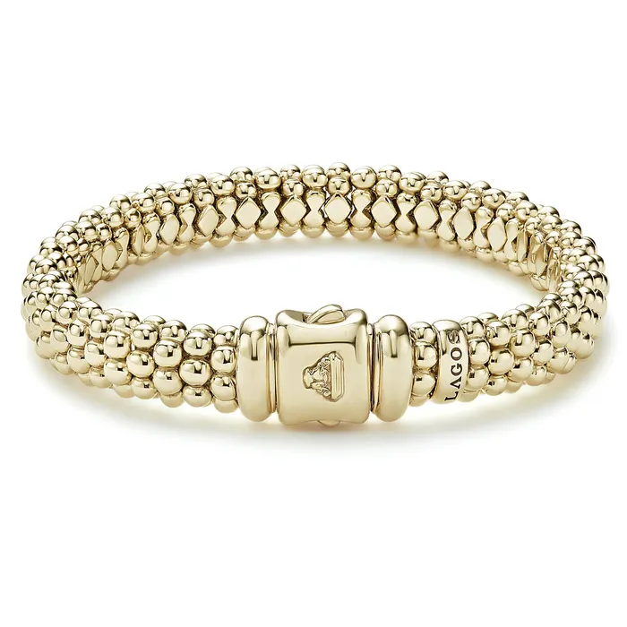 PreStyled Sets Lagos Caviar Gold 18K Gold Caviar Bracelet 9mm PreStyled Sets Lagos Caviar Gold 18K Gold Caviar Bracelet 9mm
