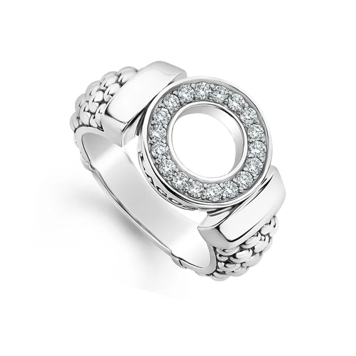 Rings LAGOS Caviar Spark Diamond Circle Caviar Ring
