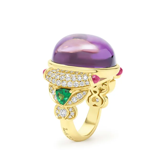 Rings LAGOS Studio 18K Gold Gemstone and Diamond Ring