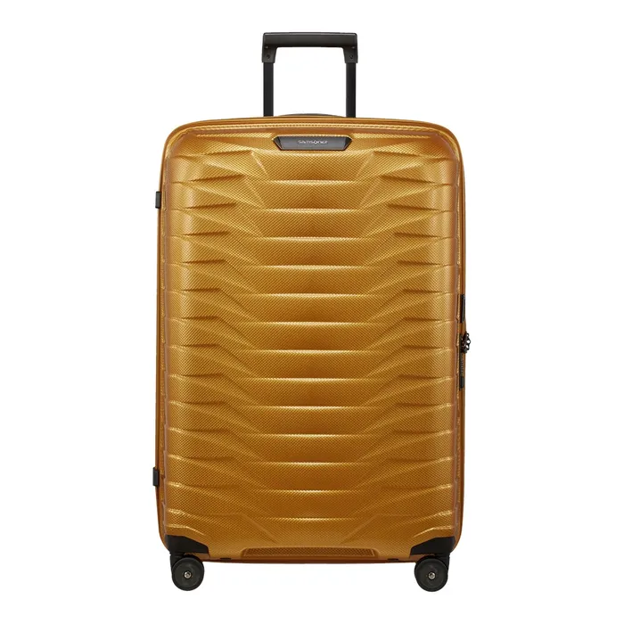 Samsonite Proxis Spinner Honey Gold Samsonite PreStyled Sets Samsonite Proxis Spinner Honey Gold Samsonite PreStyled Sets