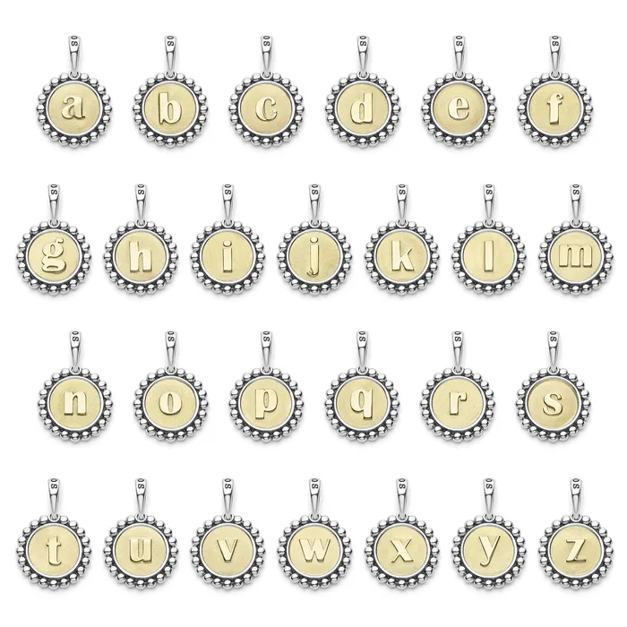 Signature Caviar G Initial Charm LAGOS Charm Necklaces Signature Caviar G Initial Charm LAGOS Charm Necklaces