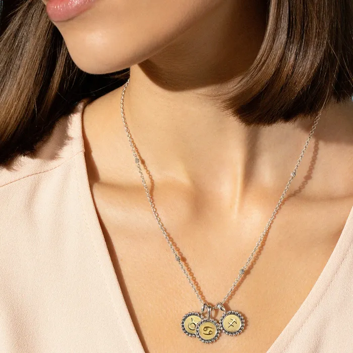 Signature Caviar Zodiac Charm LAGOS Charm Necklaces Signature Caviar Zodiac Charm LAGOS Charm Necklaces