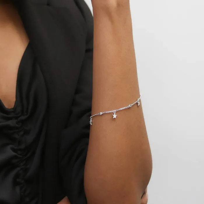 Star CZ Station Bracelet in Sterling Silver BERRICLE Bracelets
