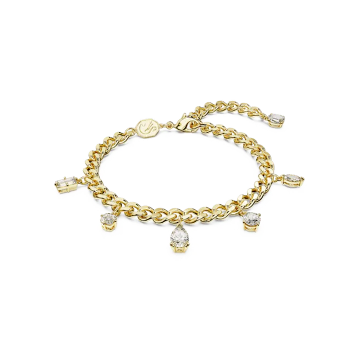 Swarovski Bracelets Swarovski Dextera Bracelet Mixed cuts White Goldtone plated Medium Swarovski Bracelets Swarovski Dextera Bracelet Mixed cuts White Goldtone plated Medium