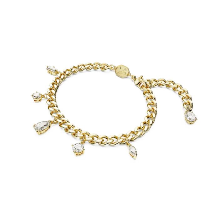 Swarovski Bracelets Swarovski Dextera Bracelet Mixed cuts White Goldtone plated Medium Swarovski Bracelets Swarovski Dextera Bracelet Mixed cuts White Goldtone plated Medium