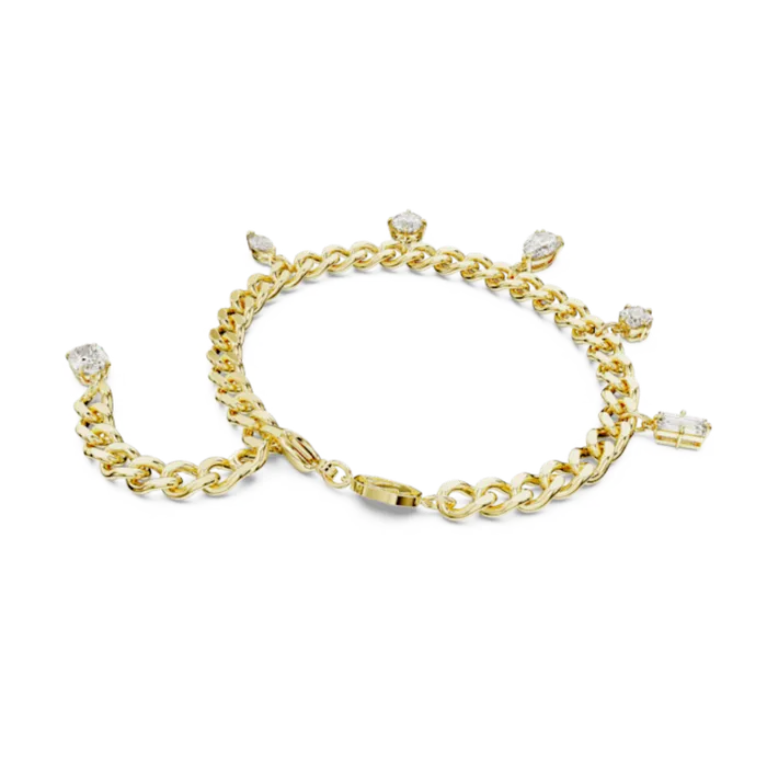 Swarovski Bracelets Swarovski Dextera Bracelet Mixed cuts White Goldtone plated Medium Swarovski Bracelets Swarovski Dextera Bracelet Mixed cuts White Goldtone plated Medium