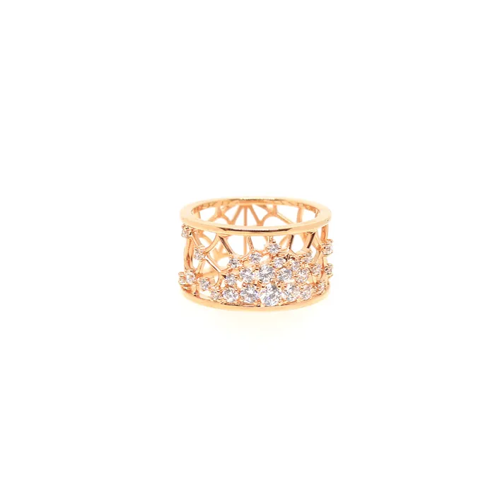 Swarovski Rings Swarovski Precisley Ring Rose Gold Tone Size 55