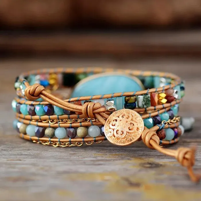 WickedAF Bracelets Natural Stone Beaded Bracelet